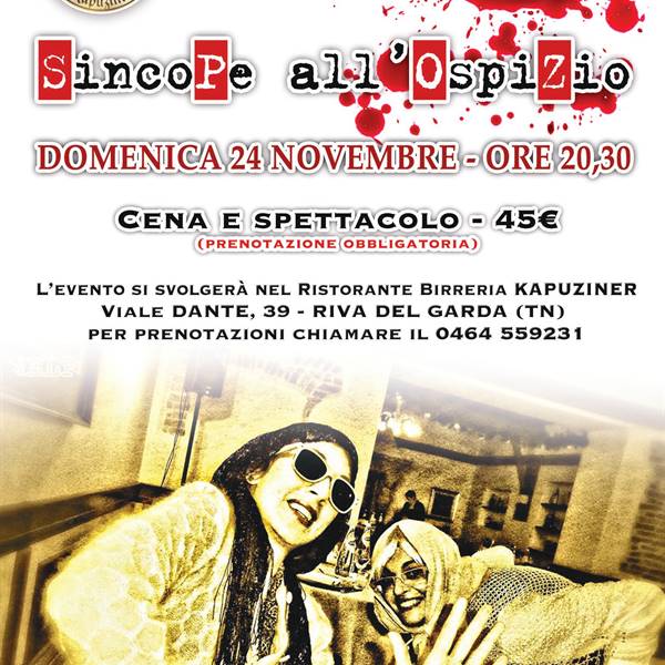 Cena con Delitto - Sincope all'Ospizio - Compagnia The ELP di Elia Tronchin (VR)